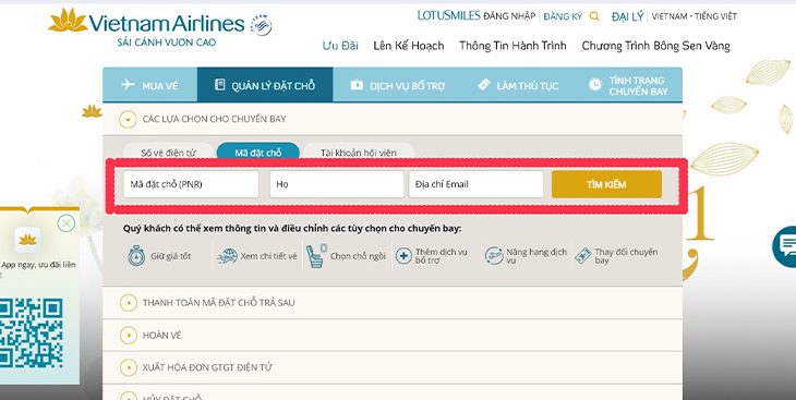 Phương pháp kiểm tra mã code đặt chỗ vé máy bay các hãng hàng không